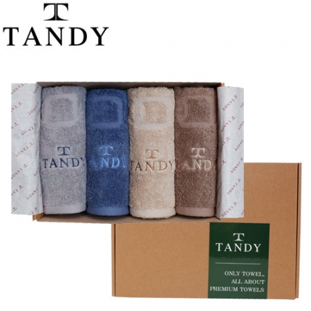 뉴 탠디 T-21 라운드스퀘어 타올 170g 4매세트 베이직 #2