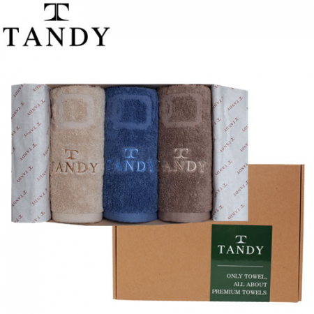 뉴 탠디 T-21 라운드스퀘어 타올 170g 3매세트 베이직 #2