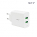 작은이미지: 스카이필 듀얼 고속충전기 Q2 QC3.0 36W #2