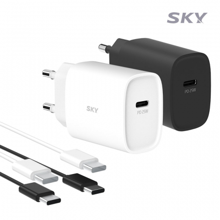 스카이 필 Q1X 25W 고속충전기+케이블 #2