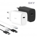 작은이미지: 스카이 필 Q1X 25W 고속충전기+케이블 #2