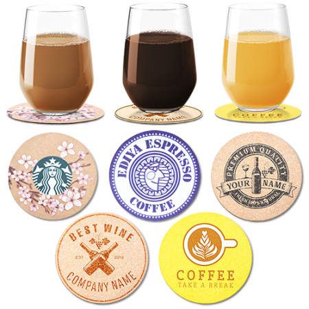 재생가죽 코스타 (컵받침 코스터) #2