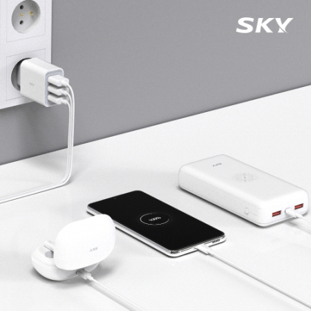 스카이 필 C3 18W 3포트 고속충전기 #5