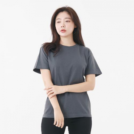 매직 17수 라운드 반팔 티셔츠 베이직 세미 오버핏 남여공용 단체티 프린트스타 #5