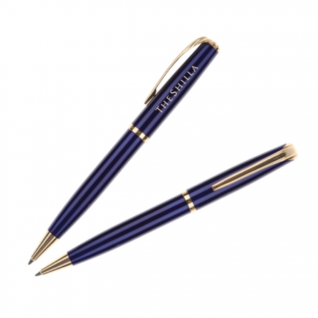 메이펜 1.0mm, 블루(금장), 블랙잉크 #5