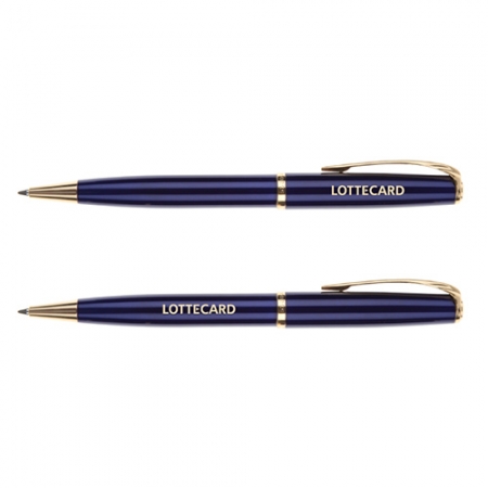 메이펜 1.0mm, 블루(금장), 블랙잉크 #3