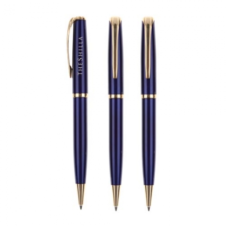 메이펜 1.0mm, 블루(금장), 블랙잉크 #2