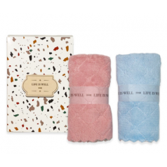 라이웰 극세사행주 벨벳행주 2P (30*30)