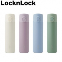 락앤락 3270 슬림핏 원터치 스텐텀블러 400ml 사일런스 스토퍼형 4칼라