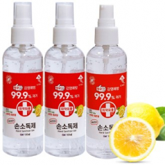 의약외품 에탄올 70% 소독 손세정제 100ml 레몬향