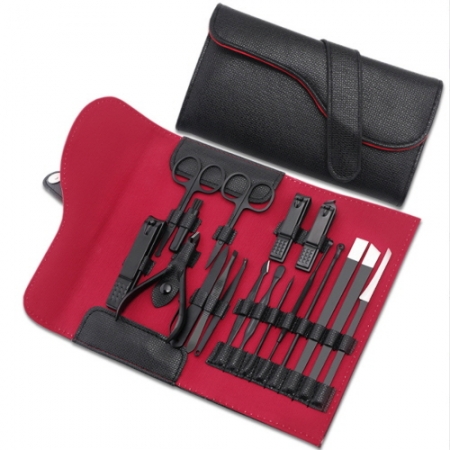 쓰리스타 신상 가죽케이스 네일 도구 세트 CCH323 #2