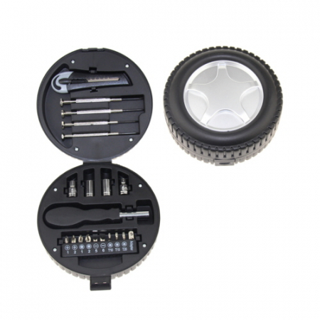 멀티픽스 타이어모양 휴대용 공구세트 20p CBH934 #2