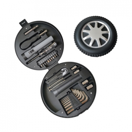 멀티픽스 타이어모양 휴대용 공구세트 29p CBH935 #2