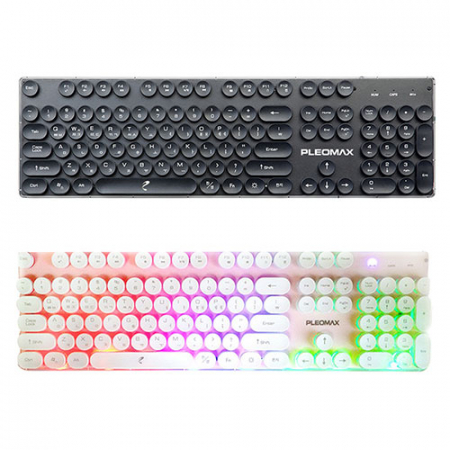 플레오맥스 레트로방식 LED 유선 키보드 AVEC-K301 #2