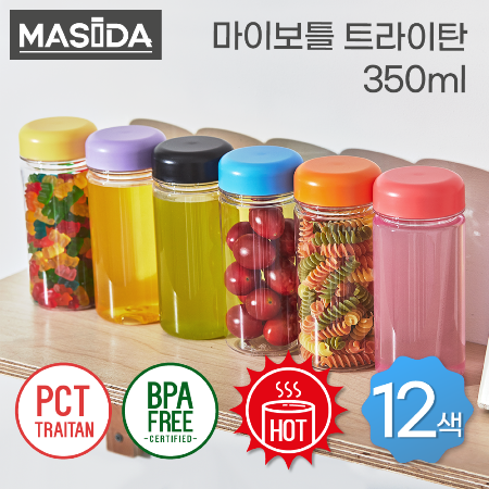 마시다보틀 트라이탄 일반캡 미니 물병 350ml #2