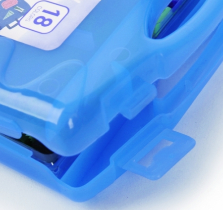 모나미 모니주 18색 크레파스 (블루) #5