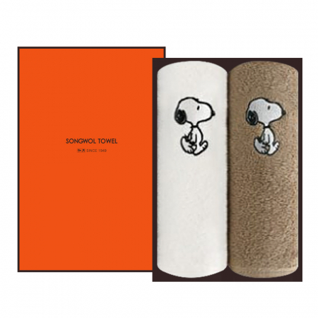 [송월타올] 스누피 리버 타올 2P 선물세트, 수건, 답례수건 #2