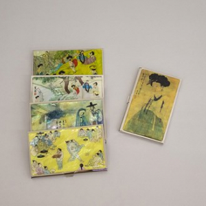 자개 명함케이스 민화