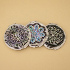 아름누리 미니 자개손거울 패턴H