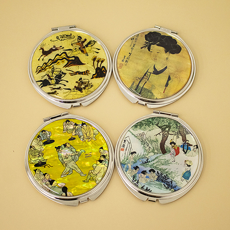 아름누리 미니 자개손거울 민화 #2