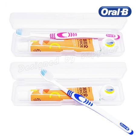 오랄비칫솔 고탄력+페리오+국산치실 / 칫솔치약세트 #4