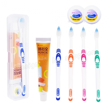 오랄비칫솔 고탄력+페리오+국산치실 / 칫솔치약세트 #5
