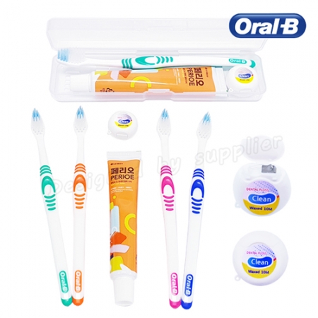 오랄비칫솔 고탄력+페리오+국산치실 / 칫솔치약세트 #3