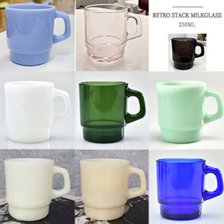 dr 레트로 스텍 밀크 글라스 #2