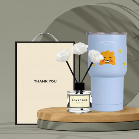 시즈넬 디퓨저 50ml 미니로즈+카카오 스텐매트 텀블러 #2