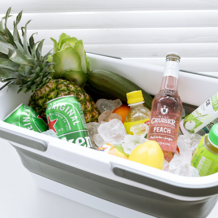 다용도 접이식 캠핑 박스 도마 아이스박스 테이블 #2