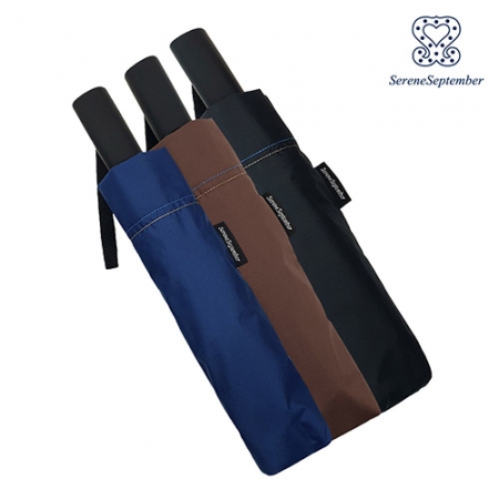 세렌 셉템버 65 대형 3단 완전자동 우산 (암막) 브라운 #4