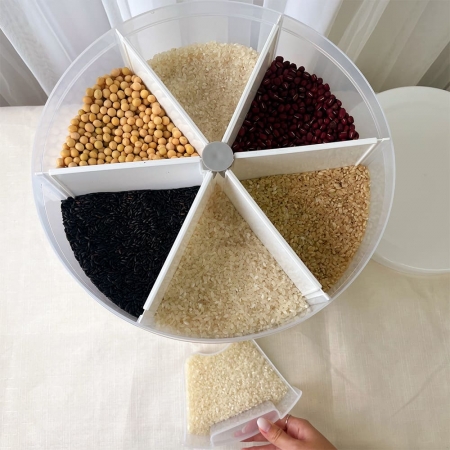 회전 칸막이 멀티볼 잡곡통 곡물통 #3