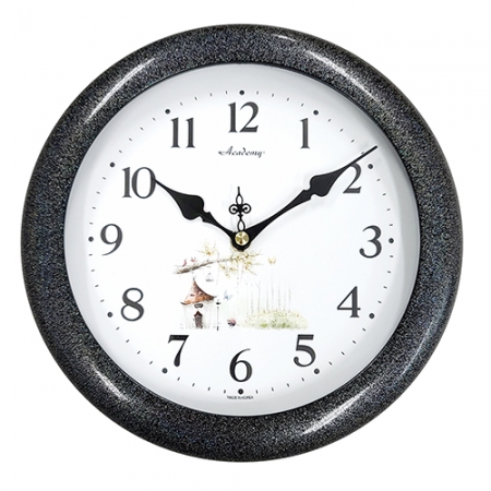 스톤 문양 원형 벽시계 250 #2