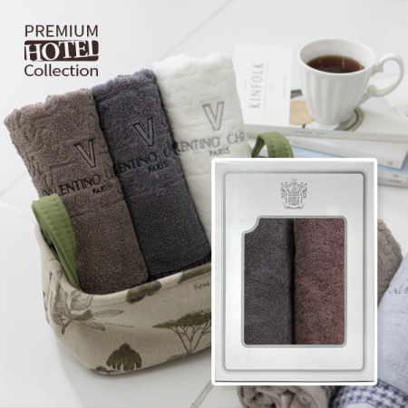 프리미엄 호텔수건 비틀스 타올 160g 2P 세트 #2