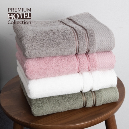 프리미엄 호텔수건 헤리티지 더블라인 코마사 타올 40수 190g #2