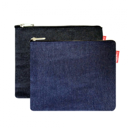 데님 무지 캔버스 파우치 2컬러 #2