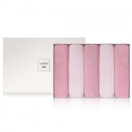 베리베리 핑크 타올 30수 150g 호텔수건 5매 선물세트 #2