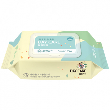 데이케어 패밀리 생분해 물티슈 72매 엠보 #2