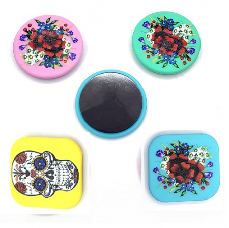 PV-엠보싱풀칼라 맞춤제작 냉장고자석 #2