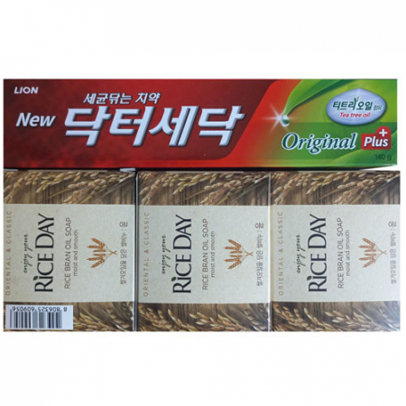 닥터 세닥 치약 + 라이스 데이 비누- 4종 세트 #2