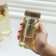 티썸 마이보틀 트라이탄 그린티 우드보틀 350ml