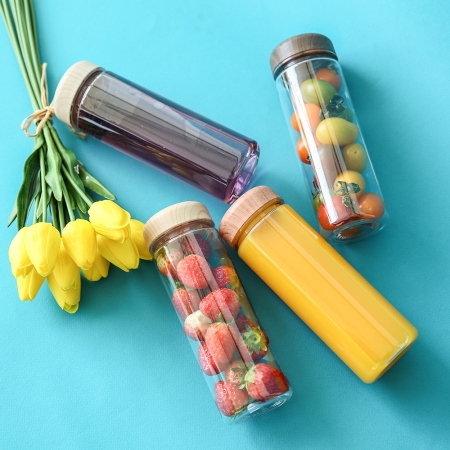 [티썸] 마이보틀 트라이탄 우드보틀 500ml #4