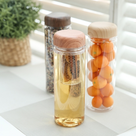 [티썸] 마이보틀 트라이탄 우드보틀 500ml #3