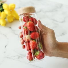 [티썸] 마이보틀 트라이탄 우드보틀 500ml