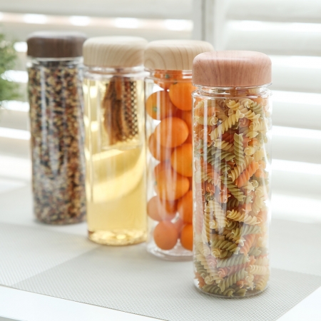 [티썸] 마이보틀 트라이탄 그린티 우드보틀 500ml #4