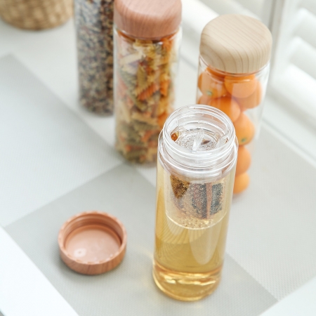 [티썸] 마이보틀 트라이탄 그린티 우드보틀 500ml #3