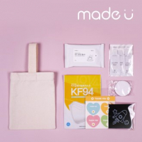 메이드유 에브리데이 에코백 핸디 키트 B타입 (숲의향 투디 화이트 황사 방역마스크 (kf94) (소형) (흰색))