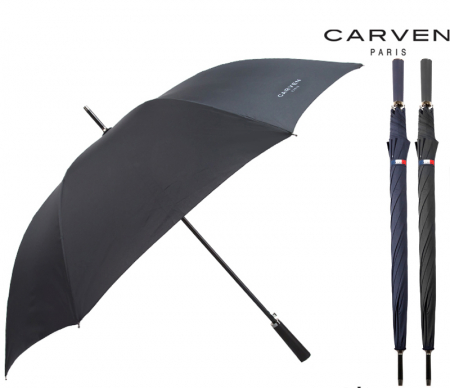 까르벵 70 폰지 무지 자동 장우산 #4