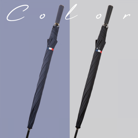 까르벵 70 폰지 무지 자동 장우산 #2