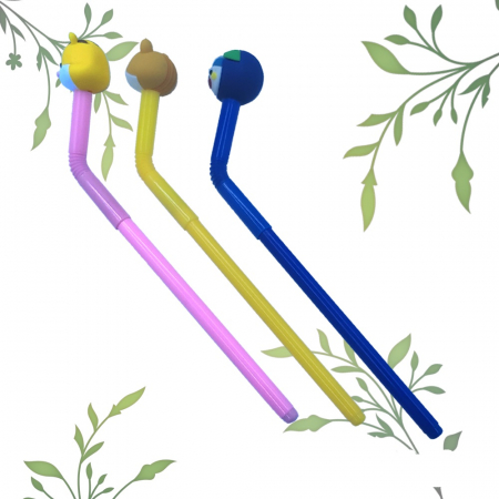 PVC 캐릭터 빨대 볼펜 (3D) // 주문제작 #2